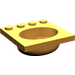 LEGO Orange moyen Sink 4 x 4 Oval (6195)