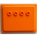 LEGO Medium Orange Wall Plate (6836)