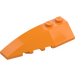 LEGO Medium Orange Wedge 2 x 6 Double Left (5830 / 41748)