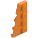 LEGO Medium oransje Kile Plate 2 x 4 Vinge Venstre (41770)