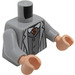 LEGO Medium Stone Gray Arthur Weasley Minifig Torso (973 / 76382)