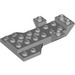 LEGO Medium Steengrijs Basis 4 x 7 x 1 Omgekeerd 45° (3536)