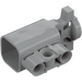 LEGO Medium Stone Gray Beam 1 x 3 with Shooter Barrel (35456)