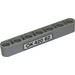 LEGO Medium Stone Gray Beam 7 with OK 420 62 Sticker (32524)