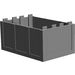 LEGO Medium Stone Gray Box 4 x 6 (4237 / 33340)