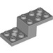 LEGO Mittleres Steingrau Halterung 2 x 5 x 1.3 mit Löcher (11215 / 79180)