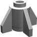 LEGO Gris pierre moyen Brique 1 x 1 Rond avec Fins (4588 / 52394)