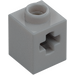 LEGO Medium Stone Gray Brick 1 x 1 with Axle Hole (73230)