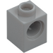 LEGO Medium Stone Gray Brick 1 x 1 with Hole (6541)