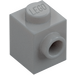 LEGO Medium Stone Gray Brick 1 x 1 with Stud on One Side (87087)