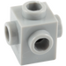 LEGO Gris pierre moyen Brique 1 x 1 avec Goujons sur Quatre Sides (4733)