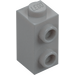 LEGO Medium Stone Gray Brick 1 x 1 x 1.6 with Two Side Studs (32952)