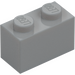 LEGO Medium Stone Gray Brick 1 x 2 with Bottom Tube (3004 / 93792)