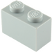 LEGO Medium Stone Gray Brick 1 x 2 with Bottom Tube (3004 / 93792)