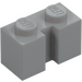 LEGO Medium Stone Gray Brick 1 x 2 with Groove (4216)