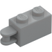 LEGO Medium Stone Gray Brick 1 x 2 with Handle (Inset) (Inset Shaft) (26597)