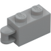 LEGO Medium Stone Gray Brick 1 x 2 with Hinge Shaft (Flush Shaft) (34816)