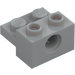 LEGO Medium Stone Gray Brick 1 x 2 with Hole and 1 x 2 Plate (73109)