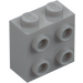 LEGO Medium Stone Gray Brick 1 x 2 x 1.6 with Studs on One Side (22885)