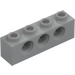 LEGO Medium Stone Gray Brick 1 x 4 with Holes (3701)