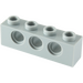 LEGO Medium Stone Gray Brick 1 x 4 with Holes (3701)
