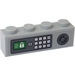 LEGO Medium Stone Gray Brick 1 x 4 with Safe Locking Panel with Keypad Sticker (3010)