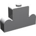 LEGO Medium Stone Gray Brick 1 x 4 x 2 with Centre Stud Top (4088)