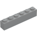 LEGO Medium Stone Gray Brick 1 x 6 (3009)