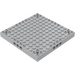 LEGO Medium Stone Gray Brick 12 x 12 with Pin and Axle Holes (52040)