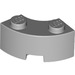 LEGO Medium Stone Gray Brick 2 x 2 Round Corner with Stud Notch and Reinforced Underside (85080)