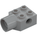 LEGO Medium Stone Gray Brick 2 x 2 with Hole and Rotation Joint Socket (48169 / 48370)