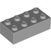 LEGO Medium Stone Gray Brick 2 x 4 (3001 / 72841)