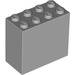 LEGO Mittleres Steingrau Backstein 2 x 4 x 3 (30144)