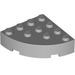LEGO Medium Stone Gray Brick 4 x 4 Round Corner (2577)