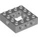 LEGO Mittleres Steingrau Backstein 4 x 4 mit Open Center 2 x 2 (32324)