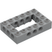 LEGO Medium stengrå Klods 4 x 6 med Open Centrum 2 x 4 (32531 / 40344)