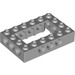 LEGO Medium Steengrijs Steen 4 x 6 met Open Midden 2 x 4 (32531 / 40344)