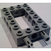LEGO Mittleres Steingrau Backstein 4 x 6 mit Open Center mit Pins (32531 / 40344)