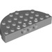 LEGO Medium Stone Gray Brick 4 x 8 Round Semi Circle (47974)