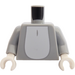 LEGO Mittleres Steingrau Bugs Bunny Minifig Torso (973)