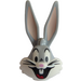 LEGO Medium Stone Gray Bugs Bunny Minifigure Head (74505)
