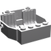 LEGO Medium Stone Gray Car Base 4 x 5 with 2 Seats (30149)