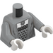 LEGO Medium Stone Gray Choir Ghost Torso (973)