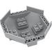 LEGO Gris pierre moyen Cockpit 10 x 10 x 4 Octagonal Base (2618)