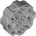 LEGO Medium Steengrijs Connector Ronde met Pin en As Gaten (31511 / 98585)