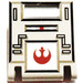 LEGO Medium Stone Gray Container Box 2 x 2 x 2 Door with Slot with Star Wars Rebel Logo (4346 / 83713)