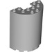 LEGO Mittleres Steingrau Zylinder 3 x 6 x 6 Hälfte (35347 / 87926)
