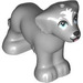 LEGO Medium Stone Gray Dog with White Forehead (103409)