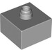 LEGO Gris pierre moyen Duplo Brique 2 x 2 avec Épingle (92011)