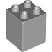 LEGO Gris pierre moyen Duplo Brique 2 x 2 x 2 (31110)